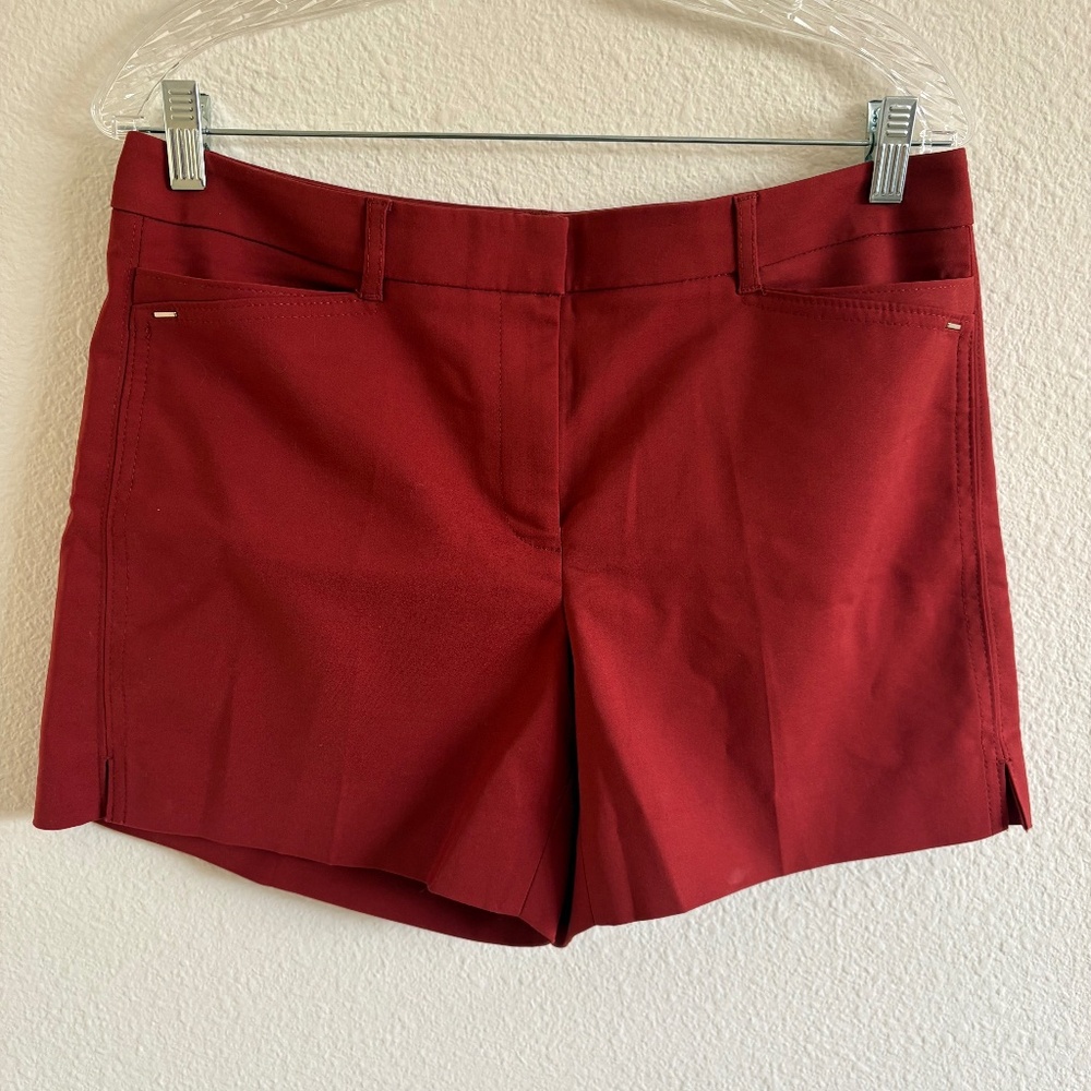 Womens Burnt Sienna White House Black Market Shorts